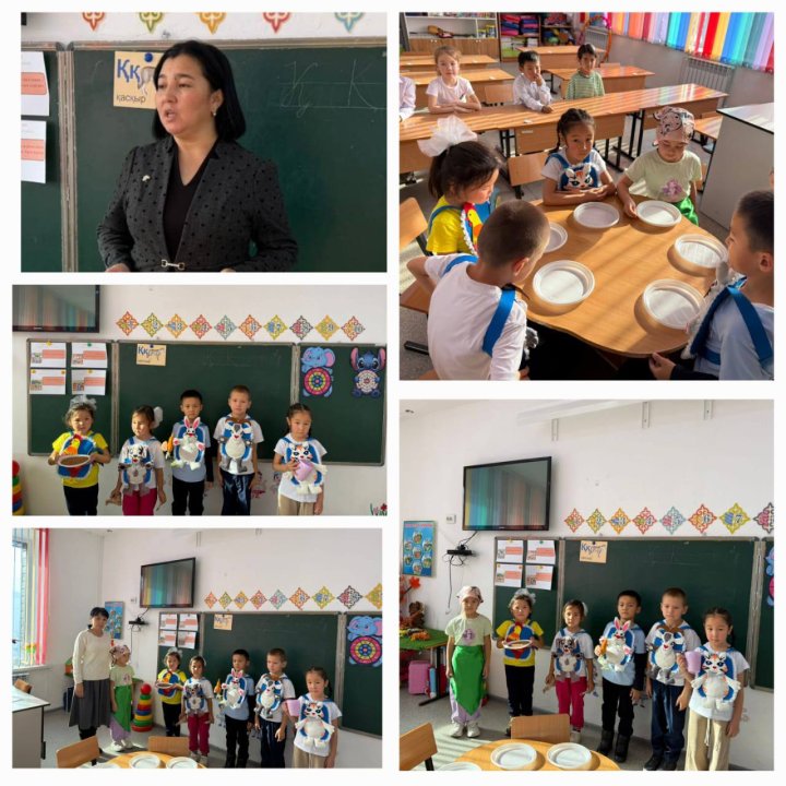 1 сынып білім алушылары  арасында ертегілер қойылымы